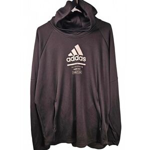 Adidas Mens Black Graphic Textured Hoodie For Creators Only ‎ XL Sportswear